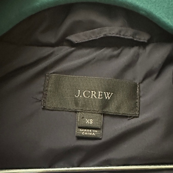 J. Crew Excursion Navy Quilted Down Filled Vest Women’s XS Cabincore Outdoors - Picture 7 of 8